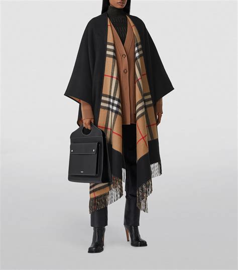 burberry ciabatte|Burberry cashmere cape jacket.